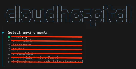ich-cli env pull 실행 화면